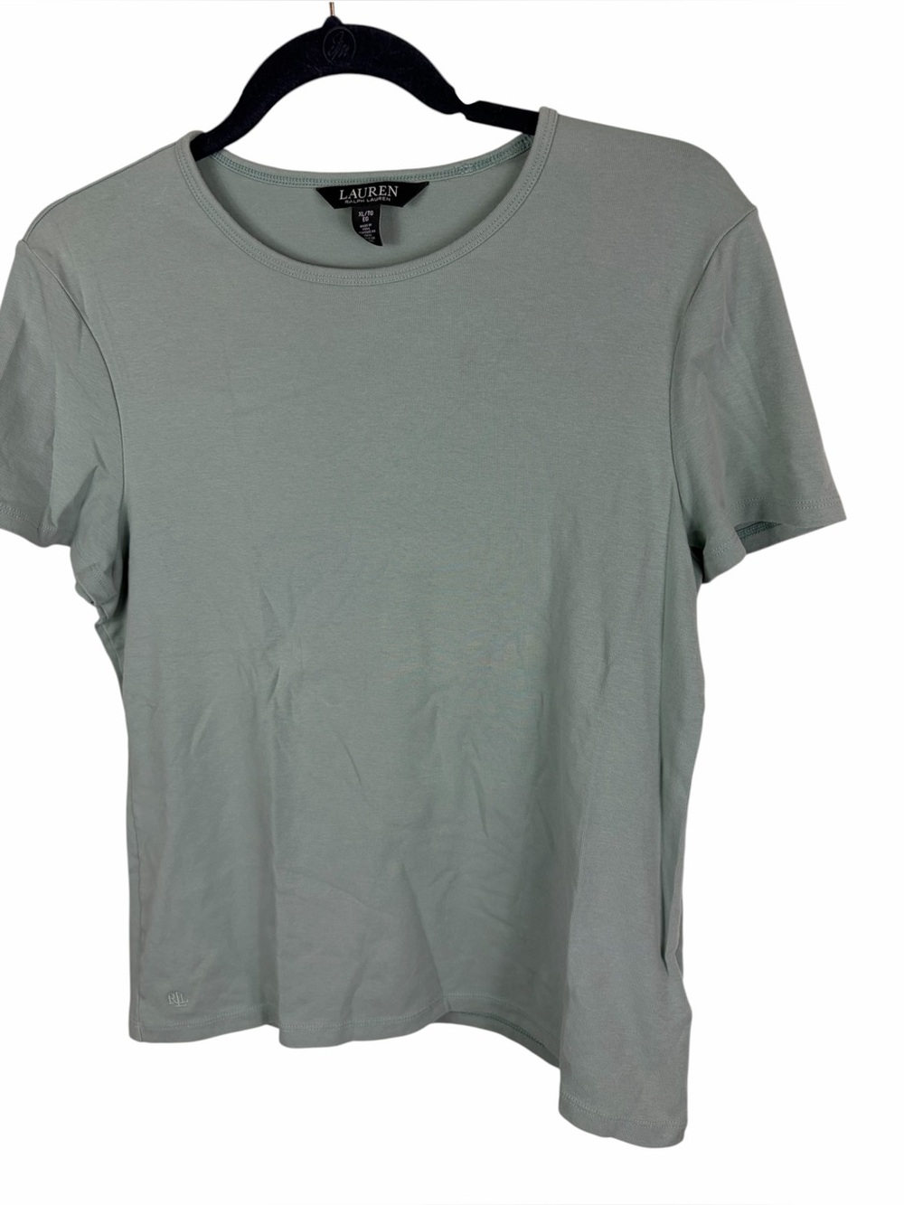 Lauren Ralph Lauren Short Sleeve Crew Tee in Sage Green